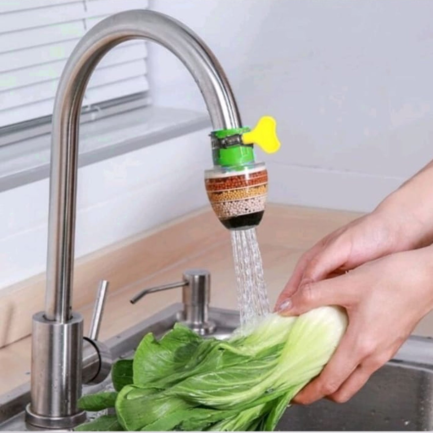 9092 Water Faucet, Clean Purifier Filter Cartridge Water Tap, Upgrade Universal Interface Faucet Filter (Six Layer Purifier) DeoDap 9092 Water Faucet, Clean Purifier Filter Cartridge Water Tap, Upgrade Universal Interface Faucet Filter (Six Layer Purifier) DeoDap